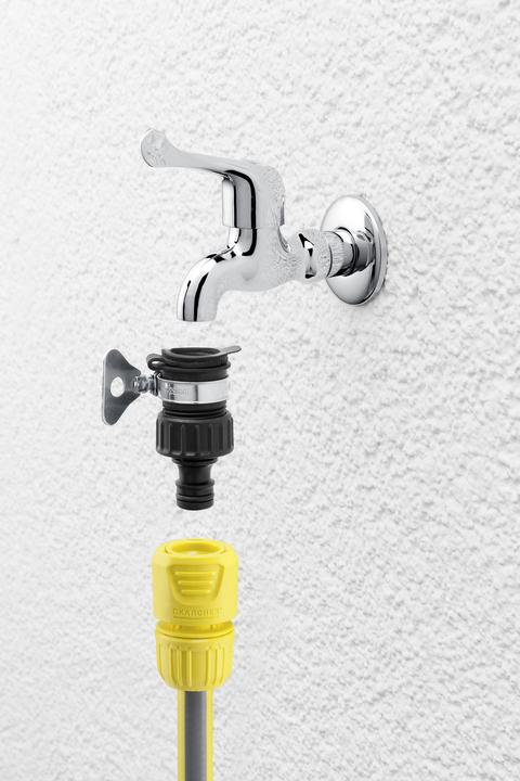 Actual product image Kärcher External tap adapter (Tap adaptor, Adapter for outdoor taps, 19 mm)