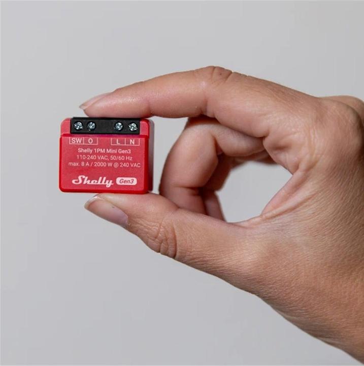 Produktbild Shelly 1PM Mini Gen3 (Schaltaktor)
