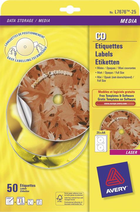 Immagine prodotto Avery Etichette CD SuperSize