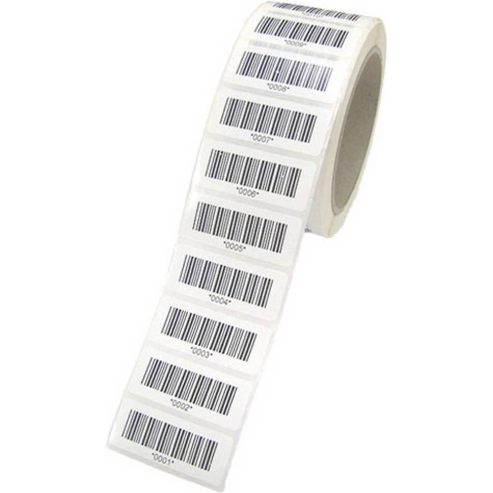 HT Instruments Barcodeetiketten lfd. Nr. 9001 10000 Barcode Etiketten 1000 Stück auf Rolle von bis 1 St., Messtechnik