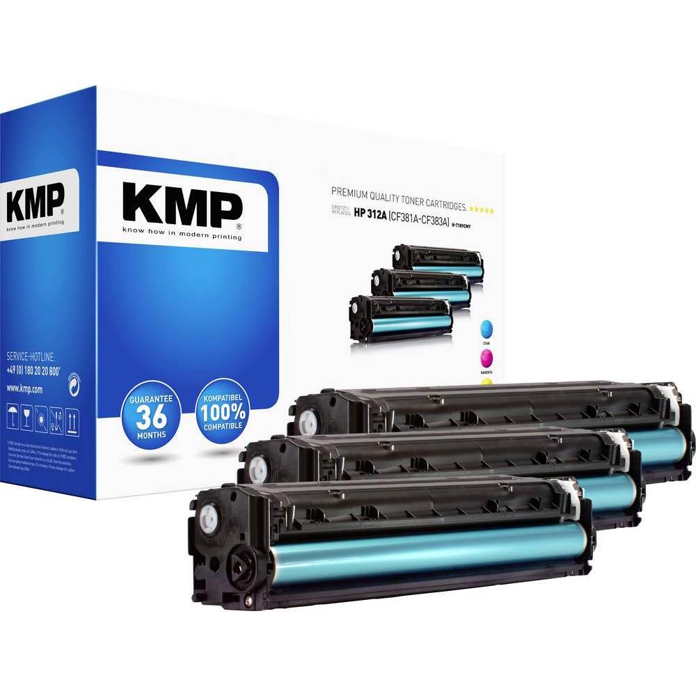 KMP, Toner, Toner Kombipack H T189CMY, Cyan/Magenta/Yellow (M, C, Y)