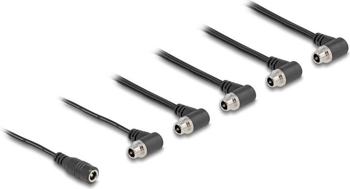 Produktbild Delock DC Splitter Kabel 1 x Buchse gerade zu 5 x Buchse 5,5 (0.76 m)