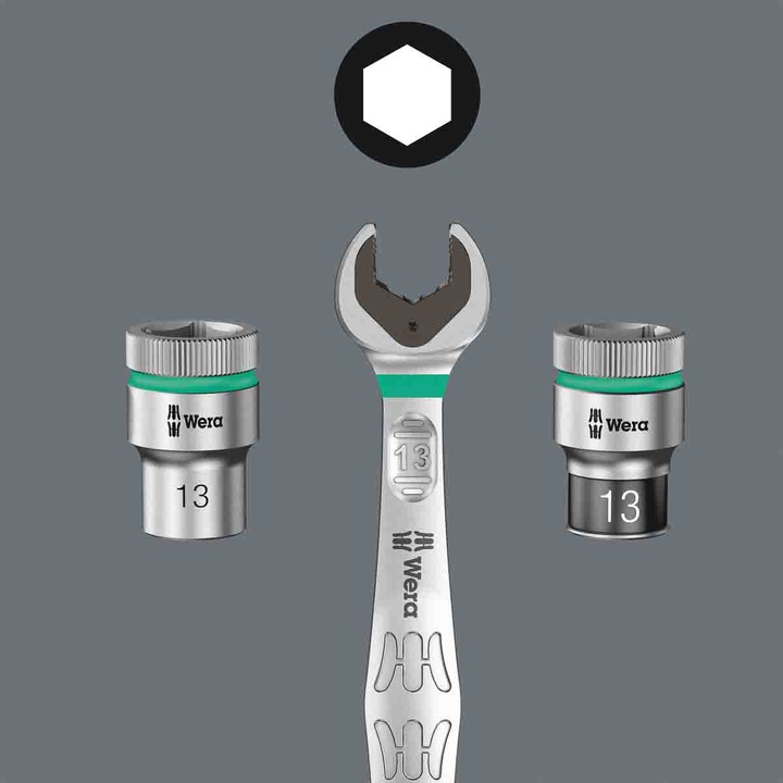 Actual product image Wera 6003 Joker 8 Imperial Set 1 (19 mm, 12 mm, 14 mm, 16 mm, 10 mm, 18 mm, 17 mm, 11 mm, 15 mm, 8 mm, 9 mm, 13 mm)
