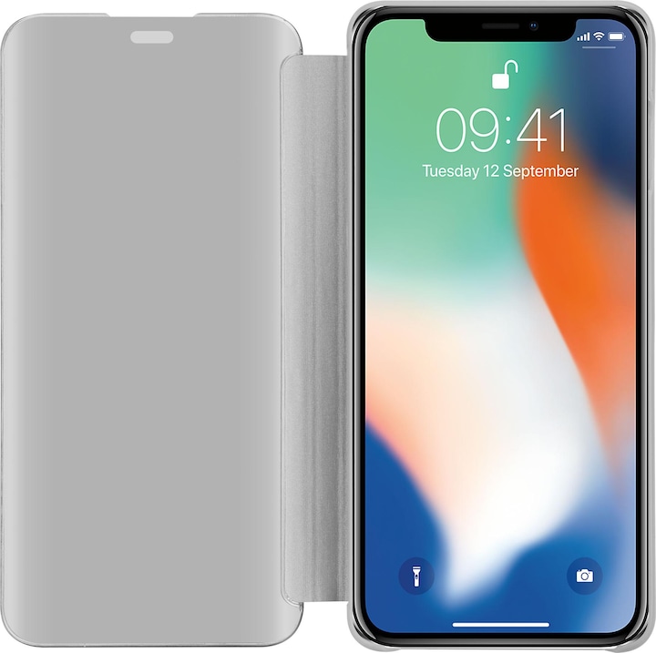 Immagine prodotto Cadorabo Copertina per specchietto retrovisore Smart View a libro (Apple iPhone X)