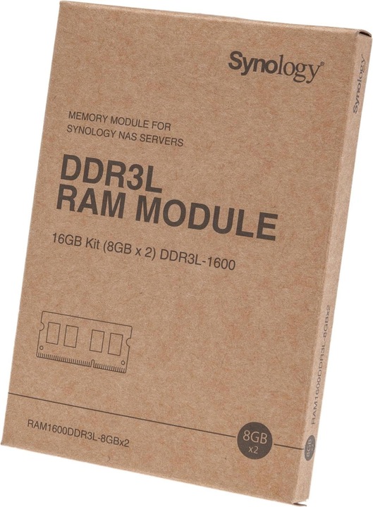 Produktbild Synology RAM1600DDR3L-8GBX2 (2 x 8GB, 1600 MHz, DDR3L-RAM, SO-DIMM)