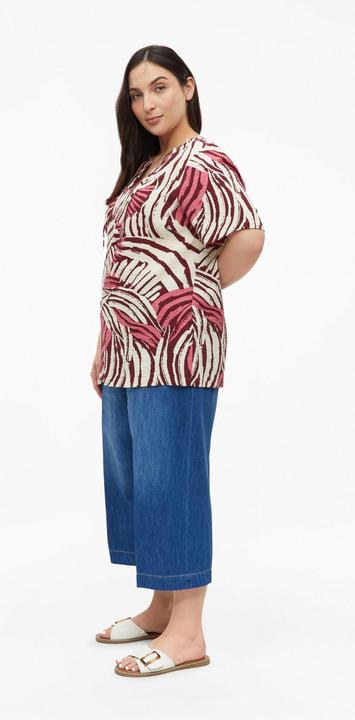 Immagine prodotto s.Oliver Strukturierte Viskosemix-Bluse mit All-over-Print (48)