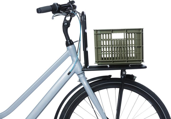 Produktbild Basil Fahrradkiste S,17.5L, recycelter Kunststoff,moss green (17.50 l)