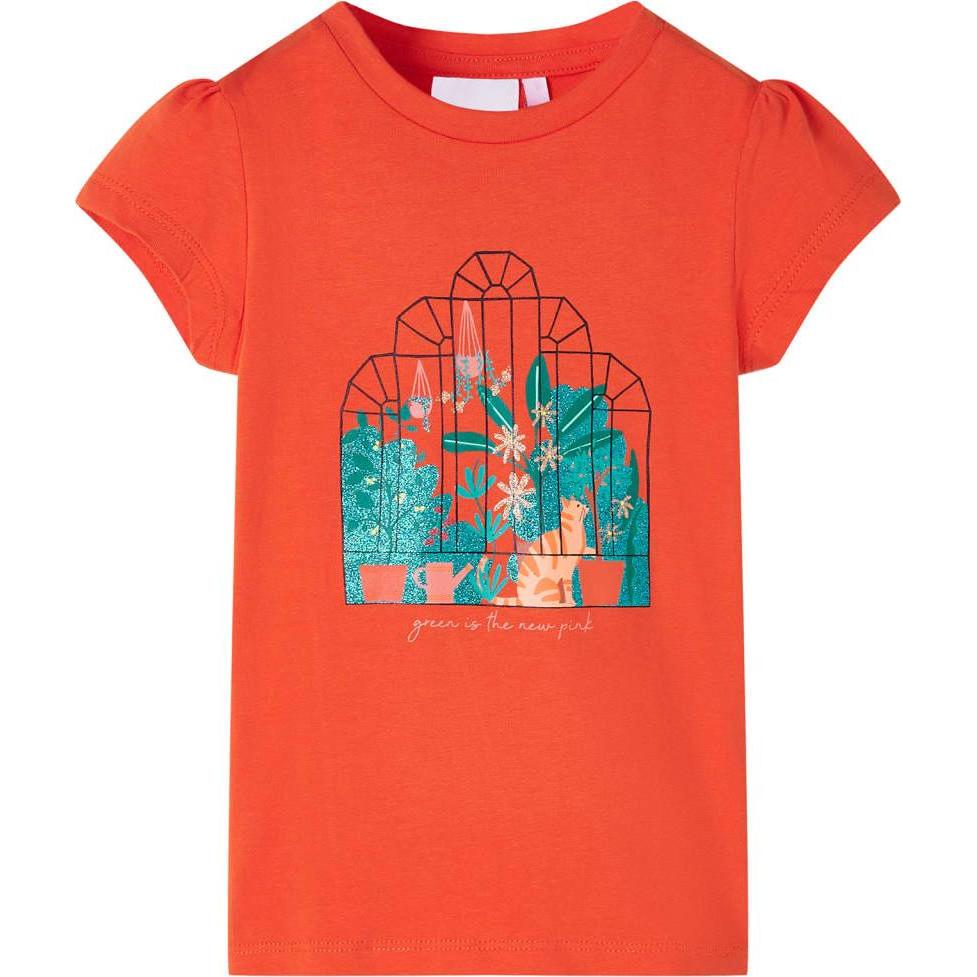VidaXL, Jungen, Shirt, Jannel, Orange, (140)