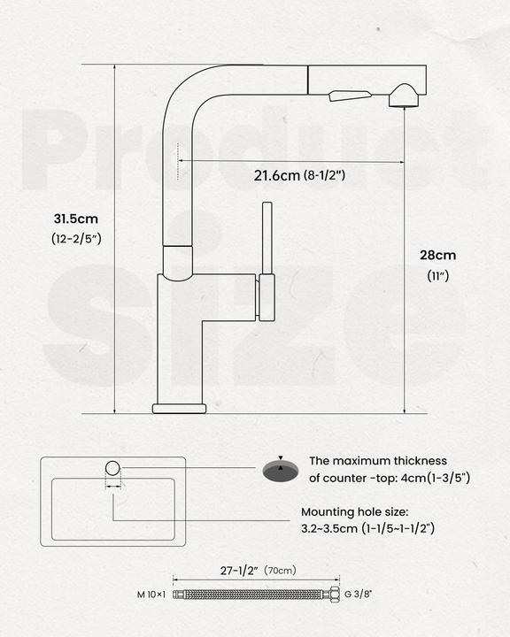 Actual product image Appaso Kitchen tap