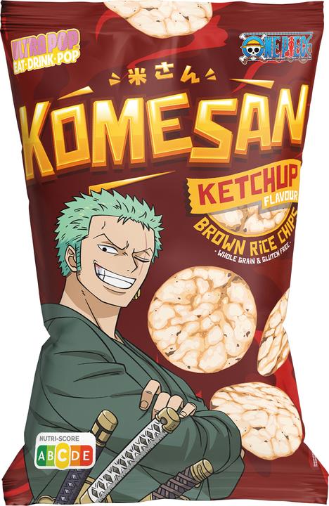 LnsTrade ONE PIECE - Komesan 'Chips De Riz' - Zoro - 60g - Ketchup (63 g)