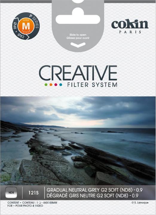 Produktbild Cokin Filter P121S Verlauf 2 ND 8 (82 mm, ND- / Grauverlauffilter, 82 mm)