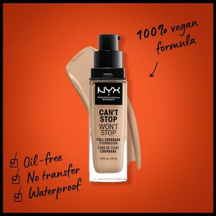 Produktbild NYX Professional Make-Up Can't Stop Won't Stop (10 Buff)