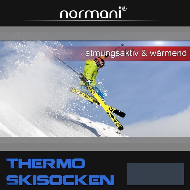 Actual product image Normani 2 pairs of ski knee socks New-Style (pack of 2, 47 - 50)