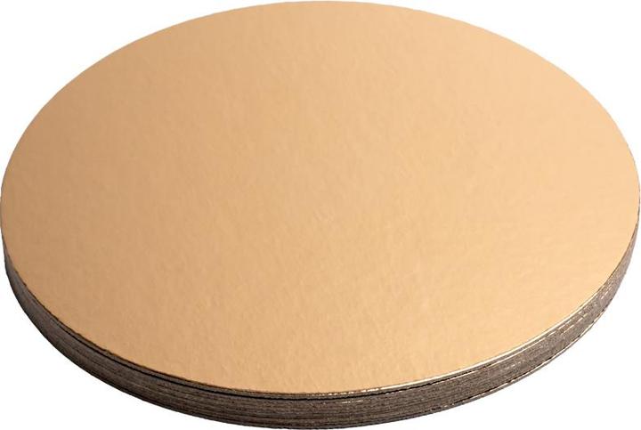 Produktbild miniSchoggi Tortenboden Gold Ø 30 cm