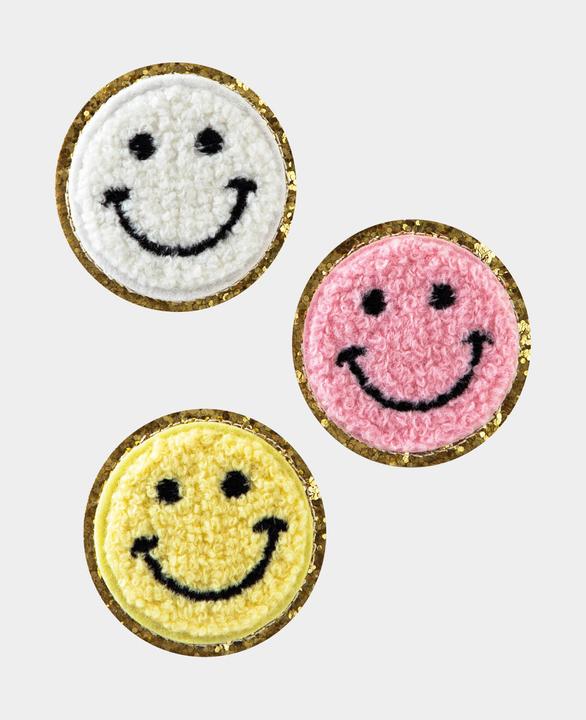 Actual product image I Am Creative Iron on patch Smiley (3 pcs.)