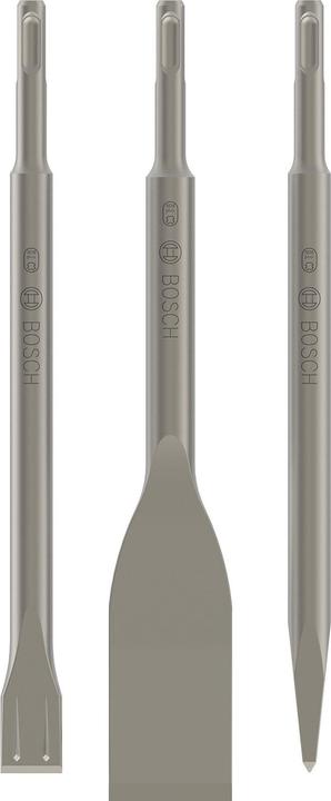 Produktbild Bosch Professional Zubehör 3-tlg. Meisselset, SDS plus, 0/20/40 mm (40 mm)