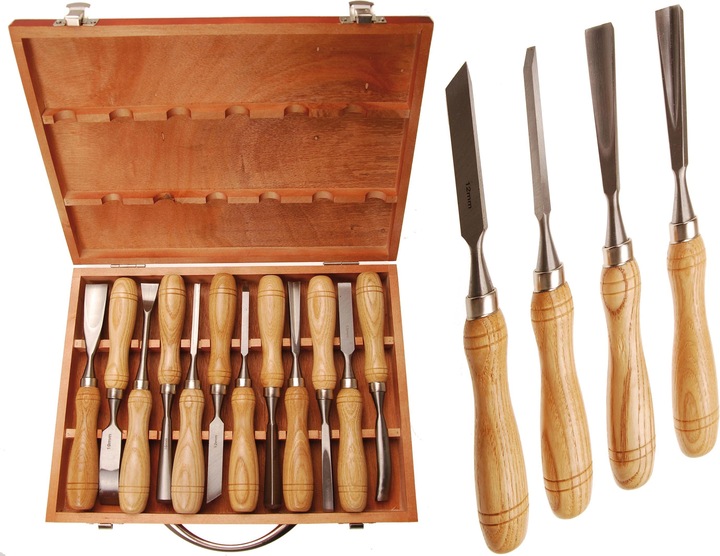 Image du produit BGS Jeu de ciseaux à bois 12 pièces (12 mm)
