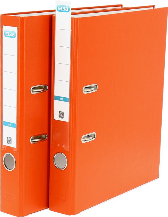 Produktbild Elba Ordner smart PP-Papier, Rückenbreite: 50 mm, orange DIN A4, Einband aussen PP (A4, 50 mm, 1 Stück)