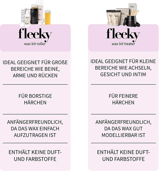 Immagine prodotto Fleeky Set macchina per cera calda Roll-On (325 ml, 1 x)