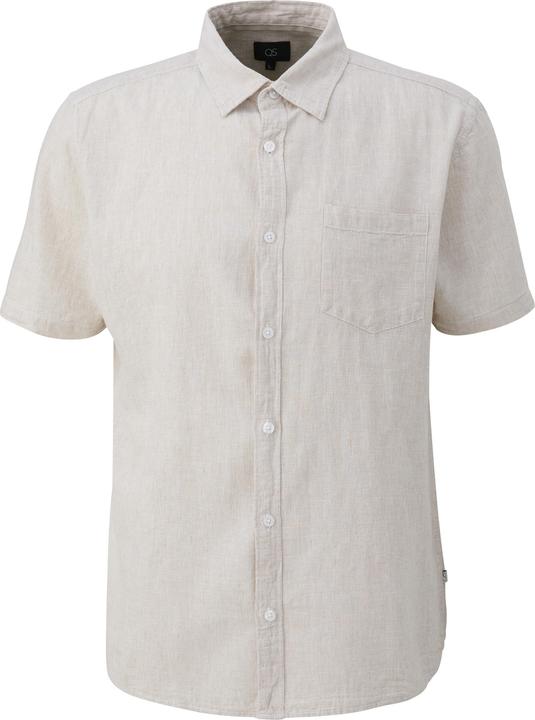 Produktbild s.Oliver Hemd Slim: Hemd aus Leinenmix (L)