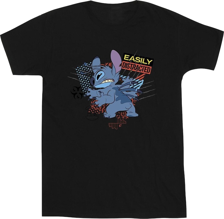 Image du produit Disney - T-shirt LILO AND STITCH EASILY DISTRACTED - Homme (5XL)