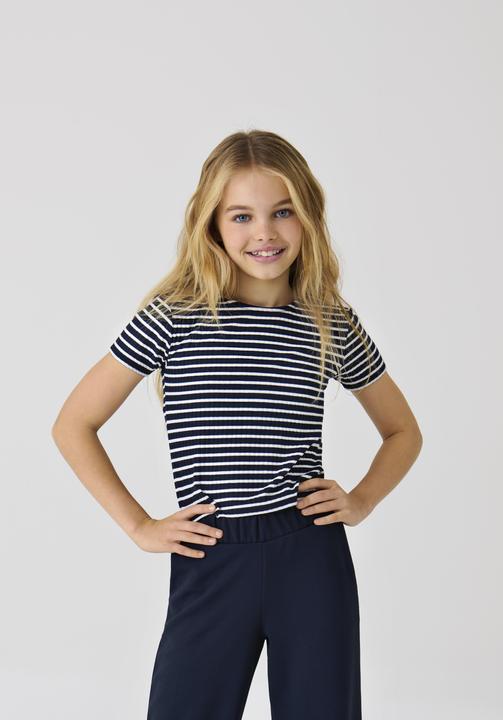 Produktbild Only Kognella Striped S/S O-Neck Top Jrs Noos (122, 128)