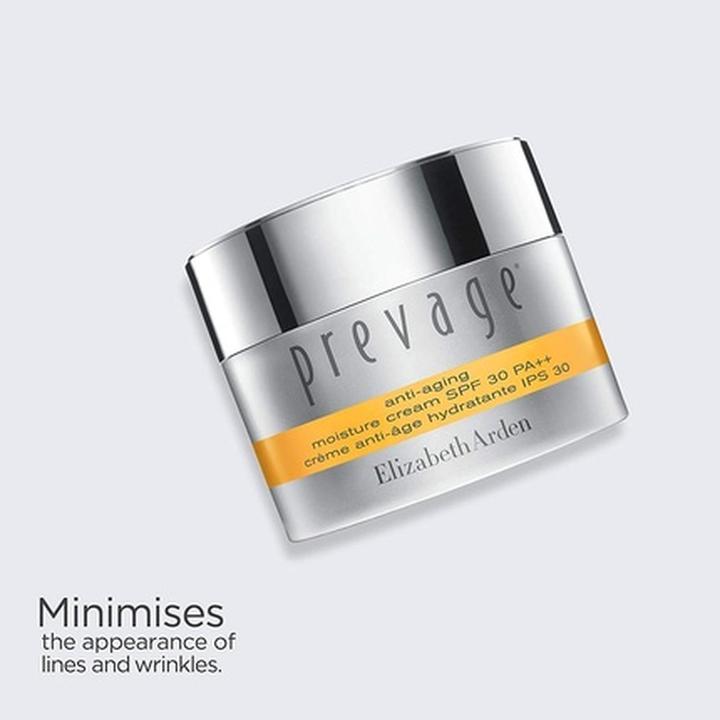 Actual product image Elizabeth Arden Prevage Anti-aging Moisture Cream Broad Spectrum Sunscreen SPF 30 (50 ml, 24h cream, SPF 30)