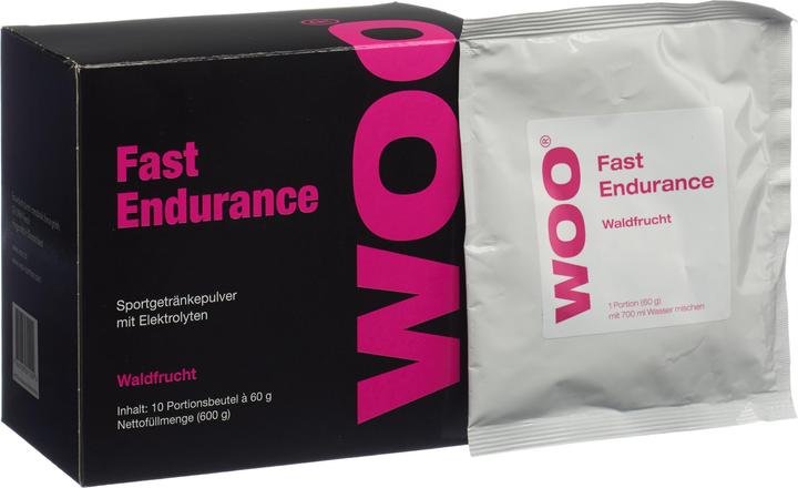 Produktbild Woo Fast Endurance Waldfrucht (Waldfrucht, 10 Stk., 730 g)