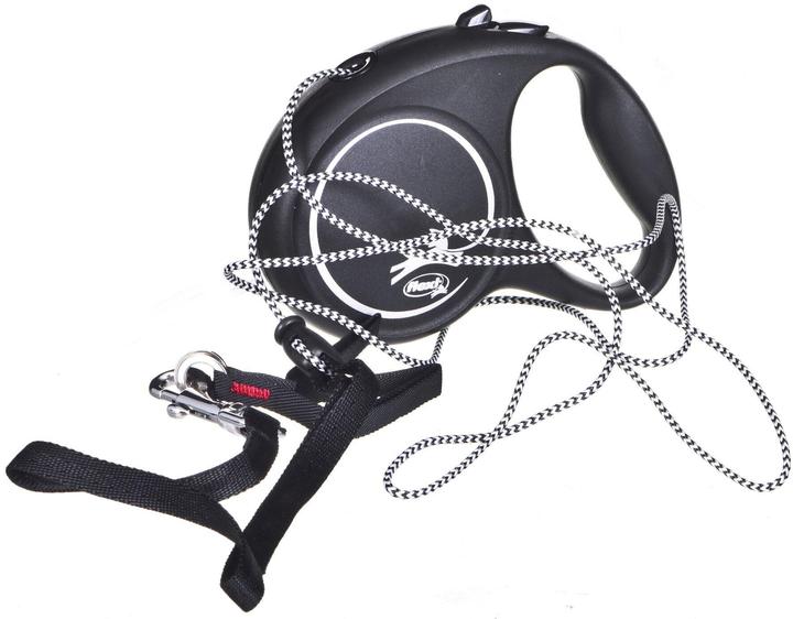 Produktbild Flexi BLACK EDITION Seil (M, Hund, Spazieren)