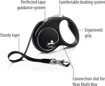 Produktbild Flexi Black Edition (S, Hund, Spazieren)