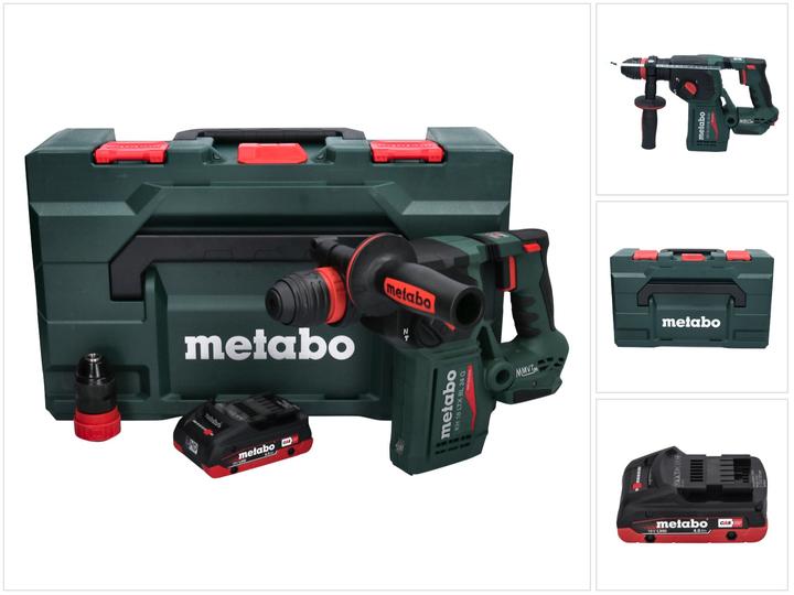 Immagine prodotto Metabo KH 18 LTX BL 24 Q Batteria combinata martello 18 V 2.2 J + 1x batteria 4.0 Ah + metaBOX - senza (Batteria ricaricabile)
