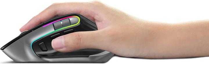 Produktbild Gembird MUSG-RAGNAR-WRX900 mouse Right-hand RF Wireless + Bluetooth Laser 1600 DPI (Kabellos)