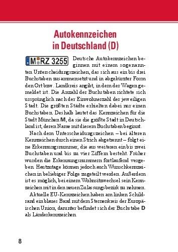 Produktbild Das grosse AvD Auokennzeichen-Buch (Deutsch, Alexandra Steiner, 2018)
