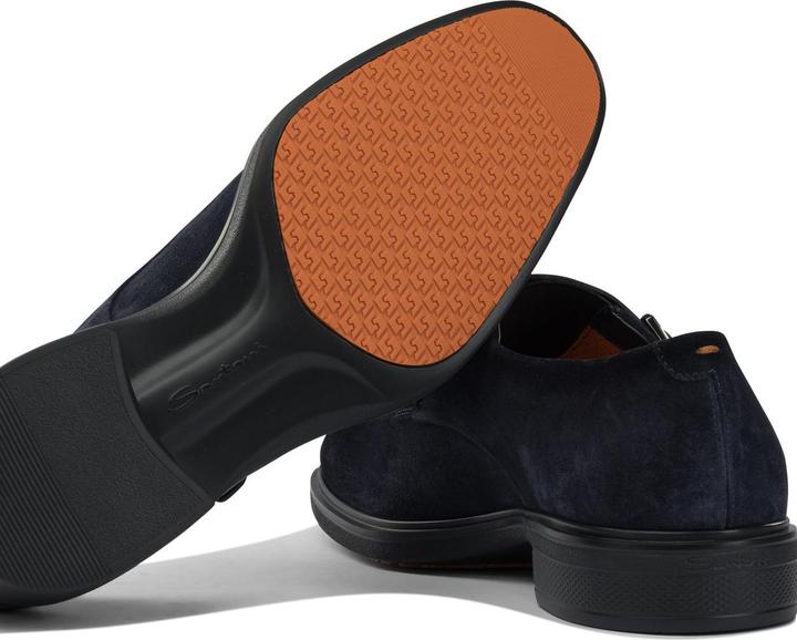 Produktbild Santoni Suede double buckle loafers (43.5)