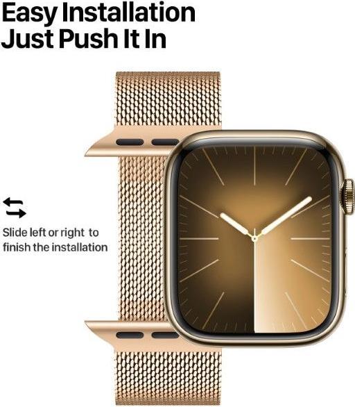 Produktbild Dux Ducis Milanese Pro Armband (41 mm, 38 mm, 40 mm, Edelstahl, Apple Watch Series 5, Apple Watch Series 4, Apple Watch SE, Apple Watch Series 8, Apple Watch Series 9, Apple Watch SE (2022/2023), Apple Watch Series 6, Apple Watch Series 3, Apple Watch Series 7)
