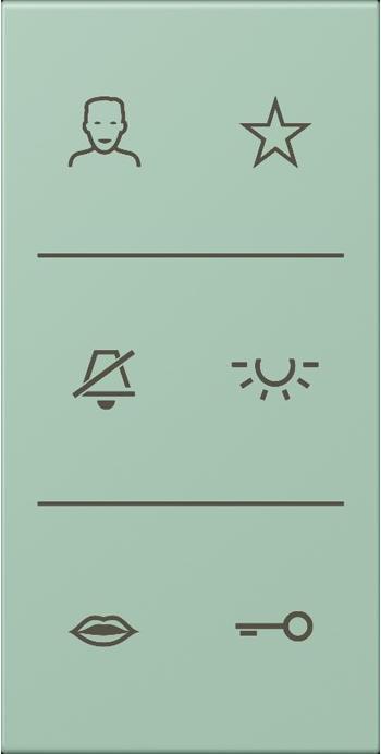 Actual product image JUNG Design cover video 3-fold