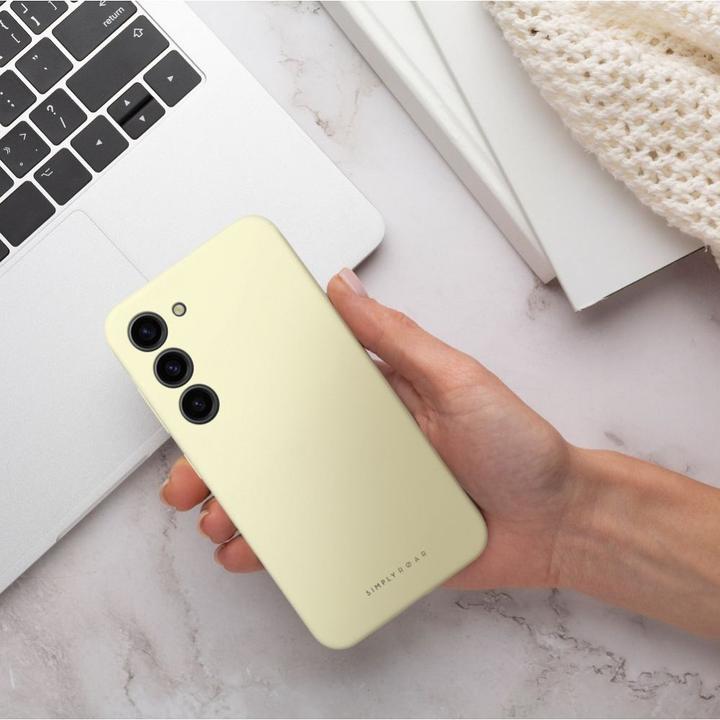 Actual product image Roar Back panel cover case CLOUD SKIN for SAMSUNG A15 4G / A15 5G Light Yellow (Samsung Galaxy A15 5G)