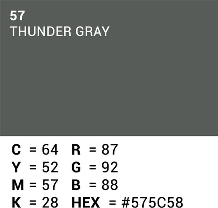 Image du produit Superior Achtergrond Rol Thunder Gray (nr 57) 1.35m x 11m (135 cm)