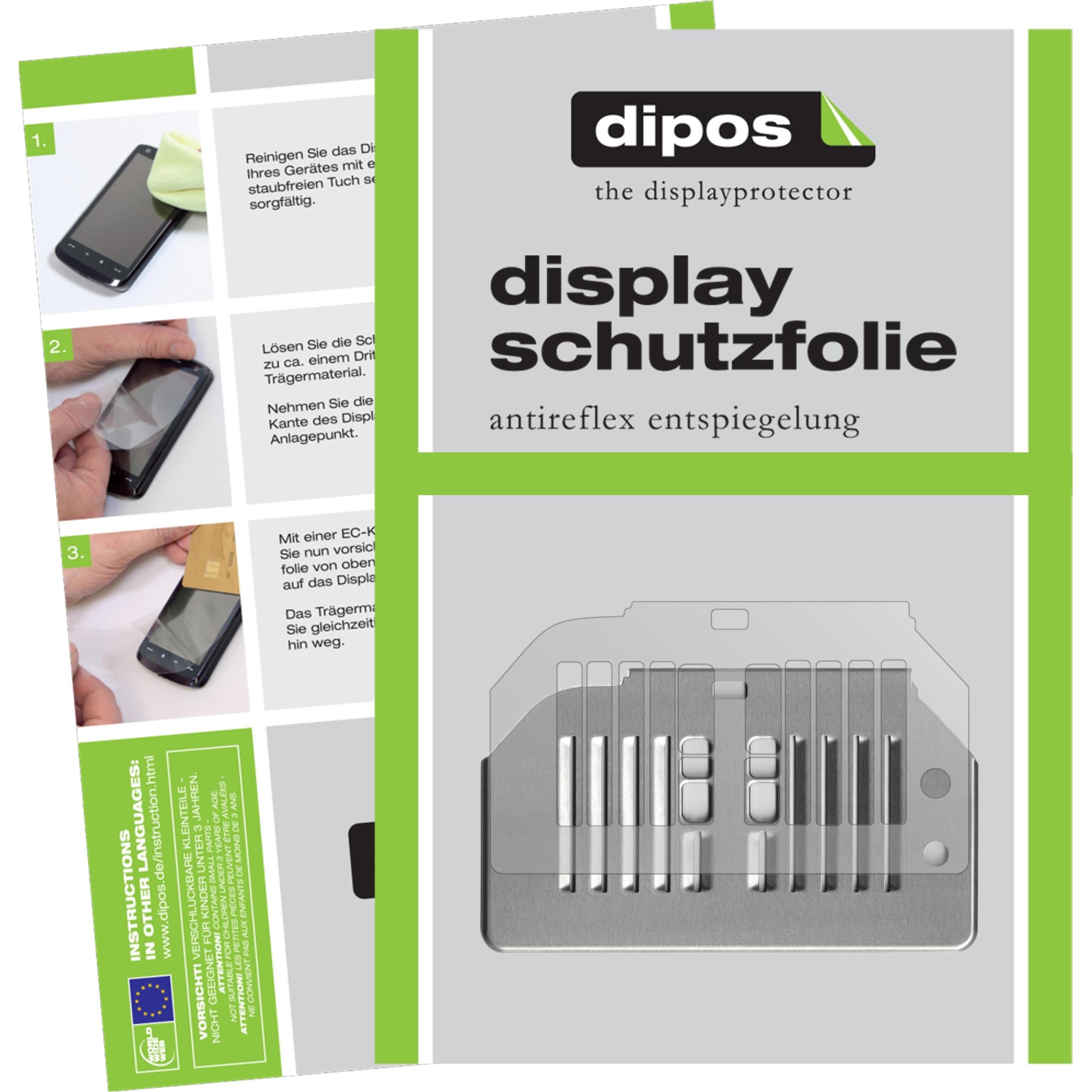 Dipos Displayschutzfolie Antireflex, Zubehör Kaffeemaschinen, Transparent