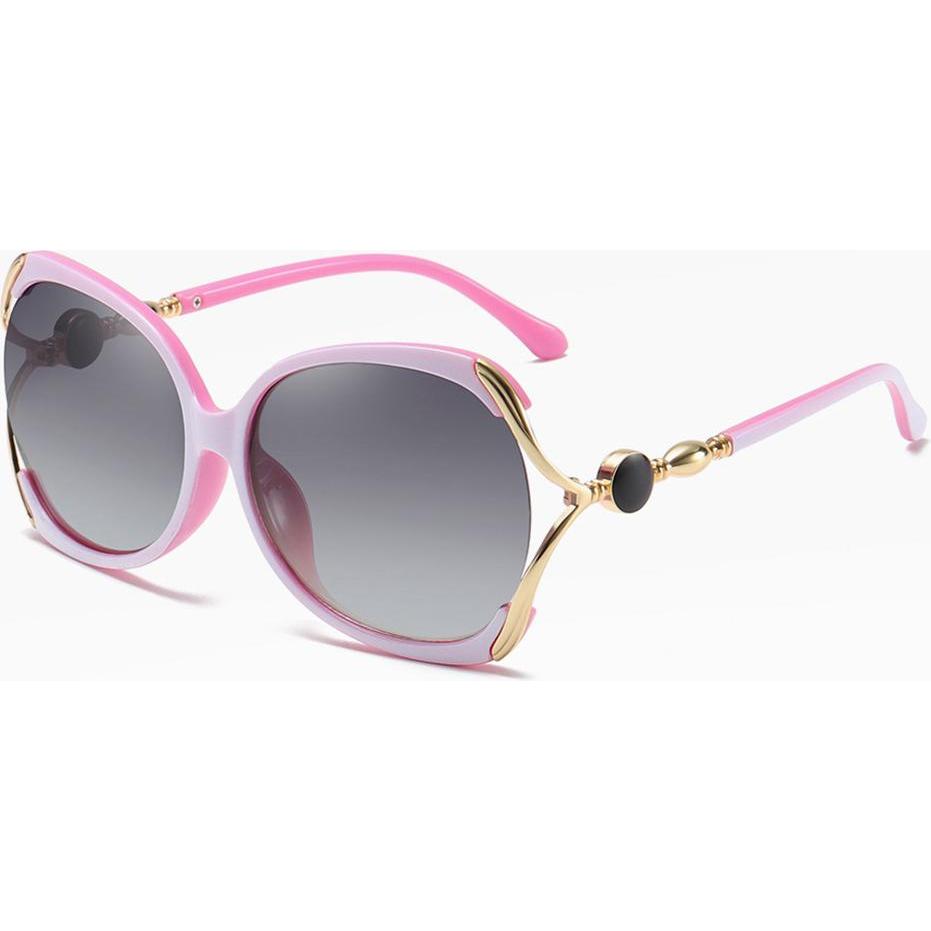 Techsuit, Occhiali da sole, - Sunglasses Polarized (1722) - for Women with UV Protection, PC - Pink / Gray
