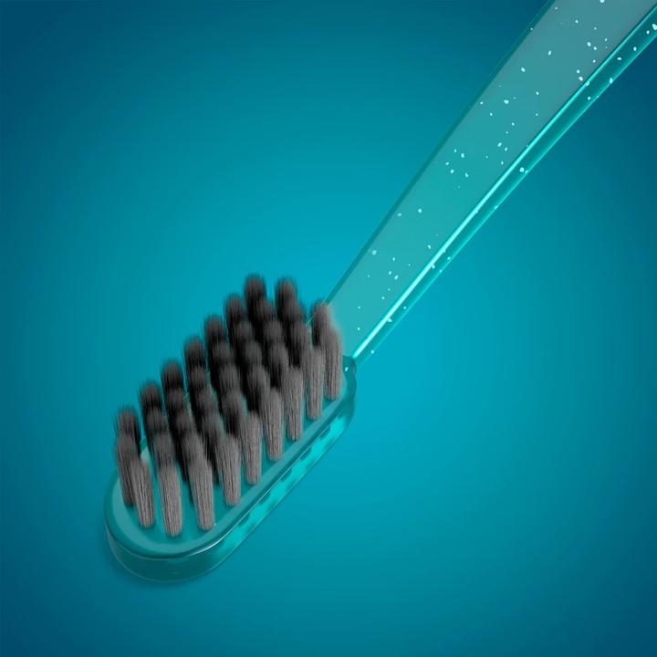 Actual product image Mediblanc - Toothbrush with carbon bristles 4 pcs (Soft, 4x)