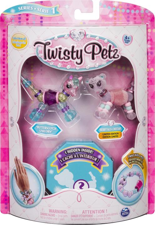 Productafbeelding Spin Master Twisty Petz - Pak de 3 - Bijoux pour enfants à collectionner Butterscotch Unicorn, Berry Tales Chee