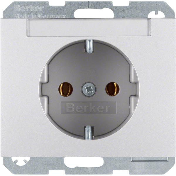 Berker, Steckdose, Steckdose SCHUKO 47397003 alu