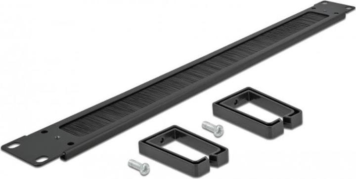 Actual product image Delock Cable Management Brush Strip with 2 hooks
