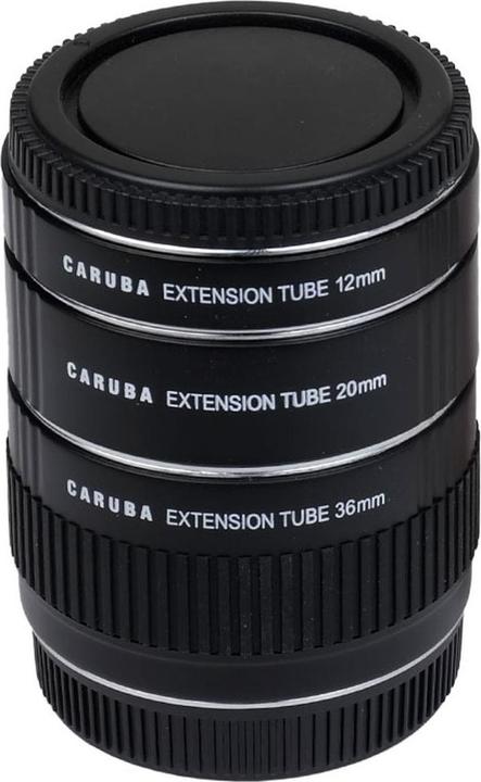 Actual product image Caruba Extension Tube Set Olympus Chrome (Macro intermediate ring)
