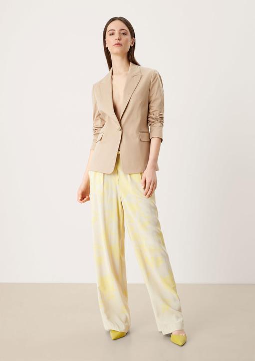 Actual product image s.Oliver Long Sleeve Blazer, Regular Fit (40)