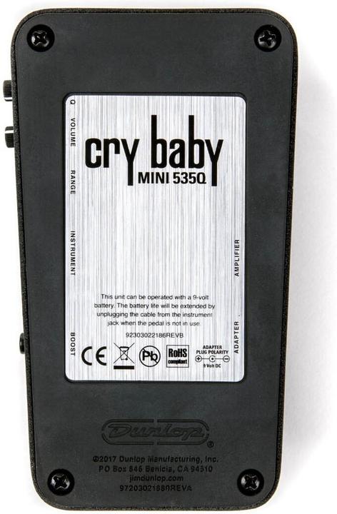Produktbild Dunlop Cry Baby Mini 535Q Wah (Gitarre)