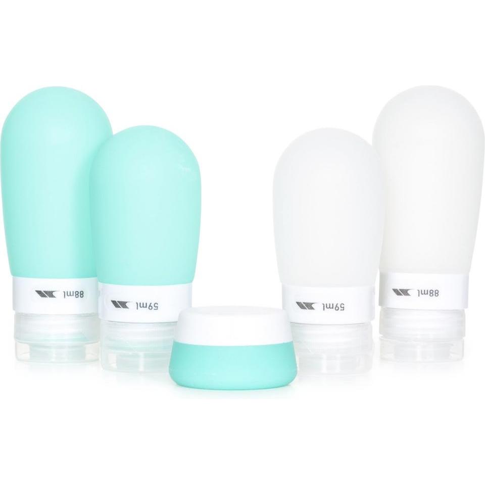 Thumbnail - Trespass, Reisezubehör, Silikonflaschen-Set - Squeezeme, Transparent, (Flüssigkeitsbeutel)