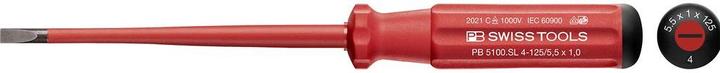 Productafbeelding PB Swiss Tools Schroevendraaier VDE Slim (Schroeven met sleufkop)