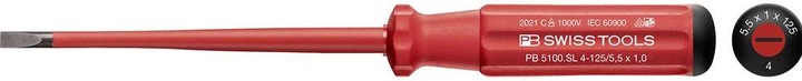 Actual product image PB Swiss Tools Screwdriver VDE Slim (Slotted screws)